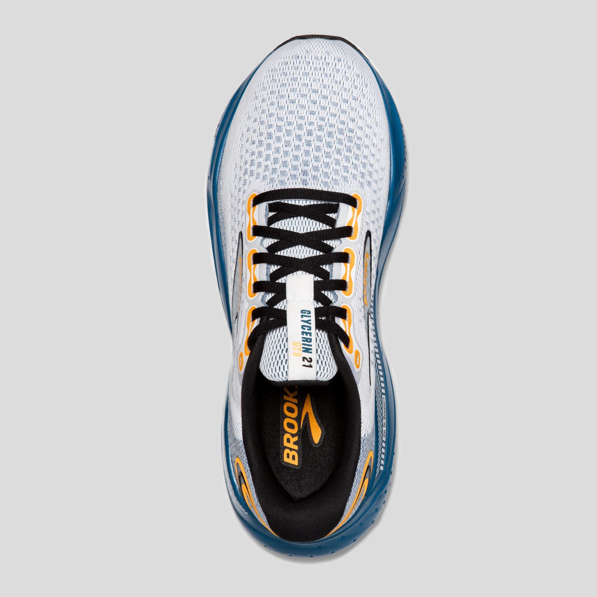 Men's Glycerin GTS 21 | White/Sapphire/Orange