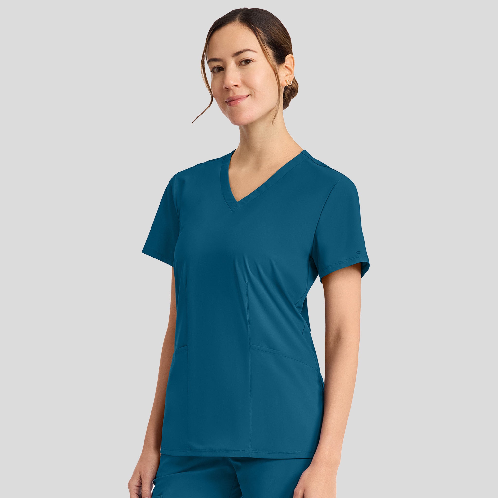 Infinity Pursuit V-Neck Top | Caribbean