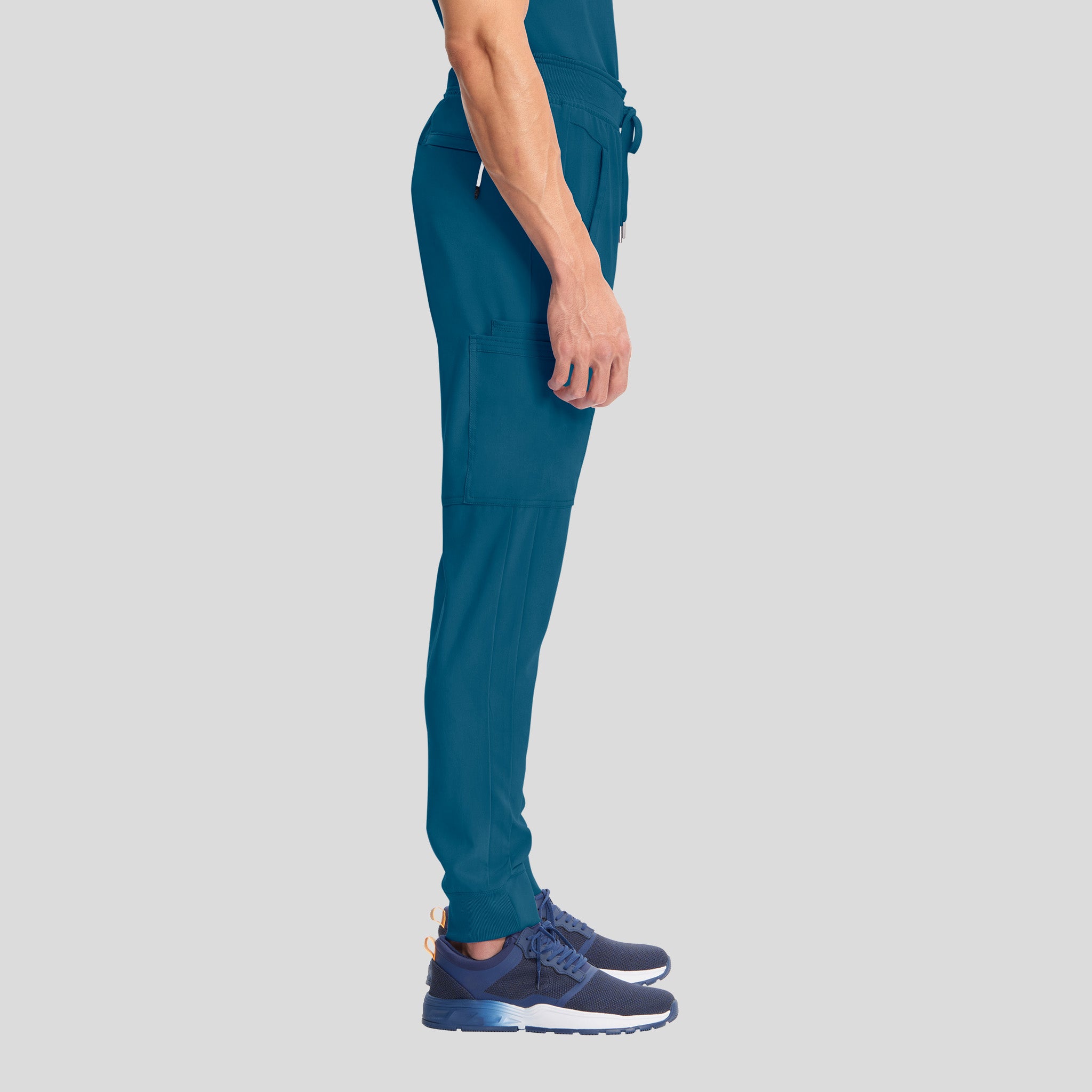 Infinity Men's Drawstring Jogger Scrub Pant | Caribbean