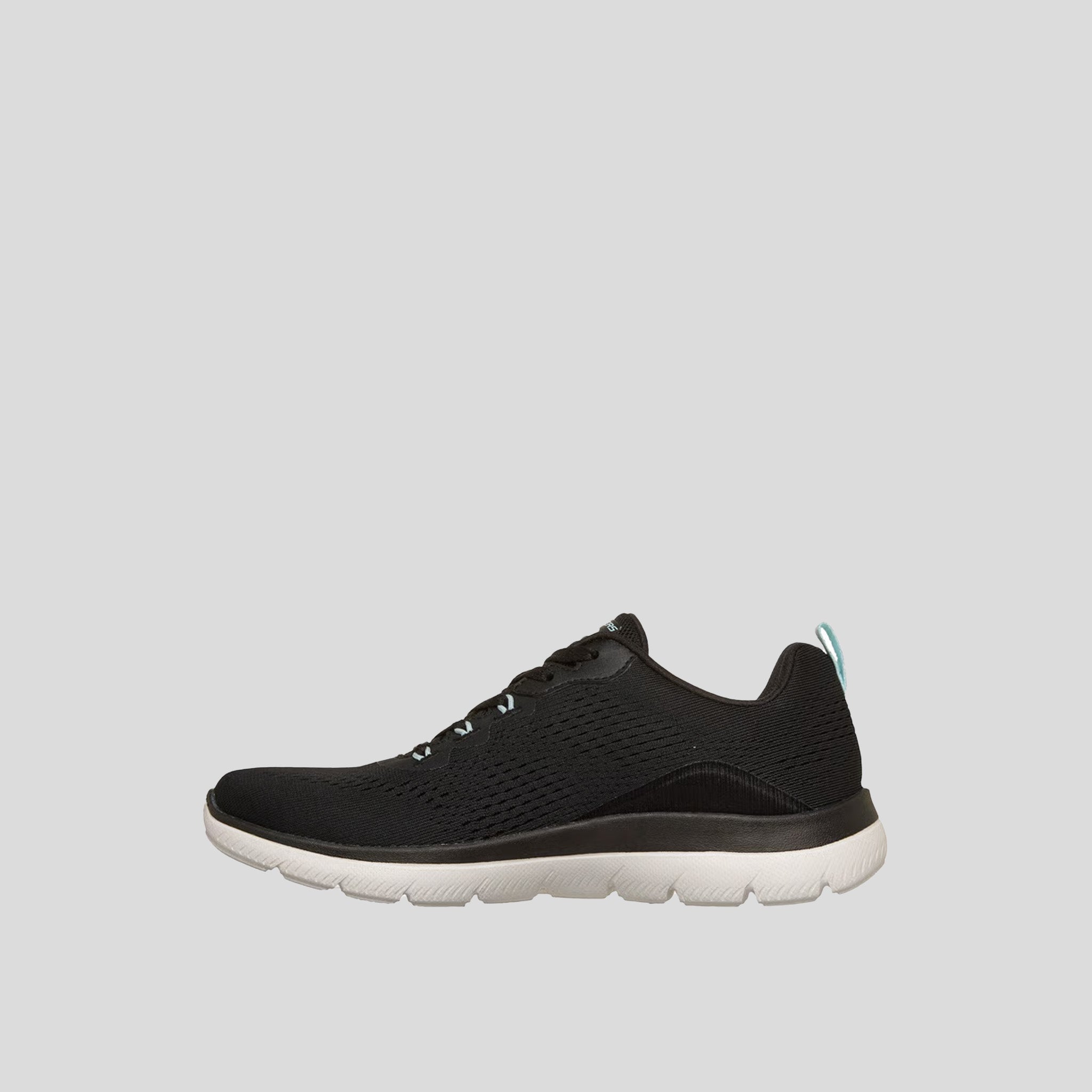 Women's Arch Fit Summits - Daily Flow | Black/Lt Blue