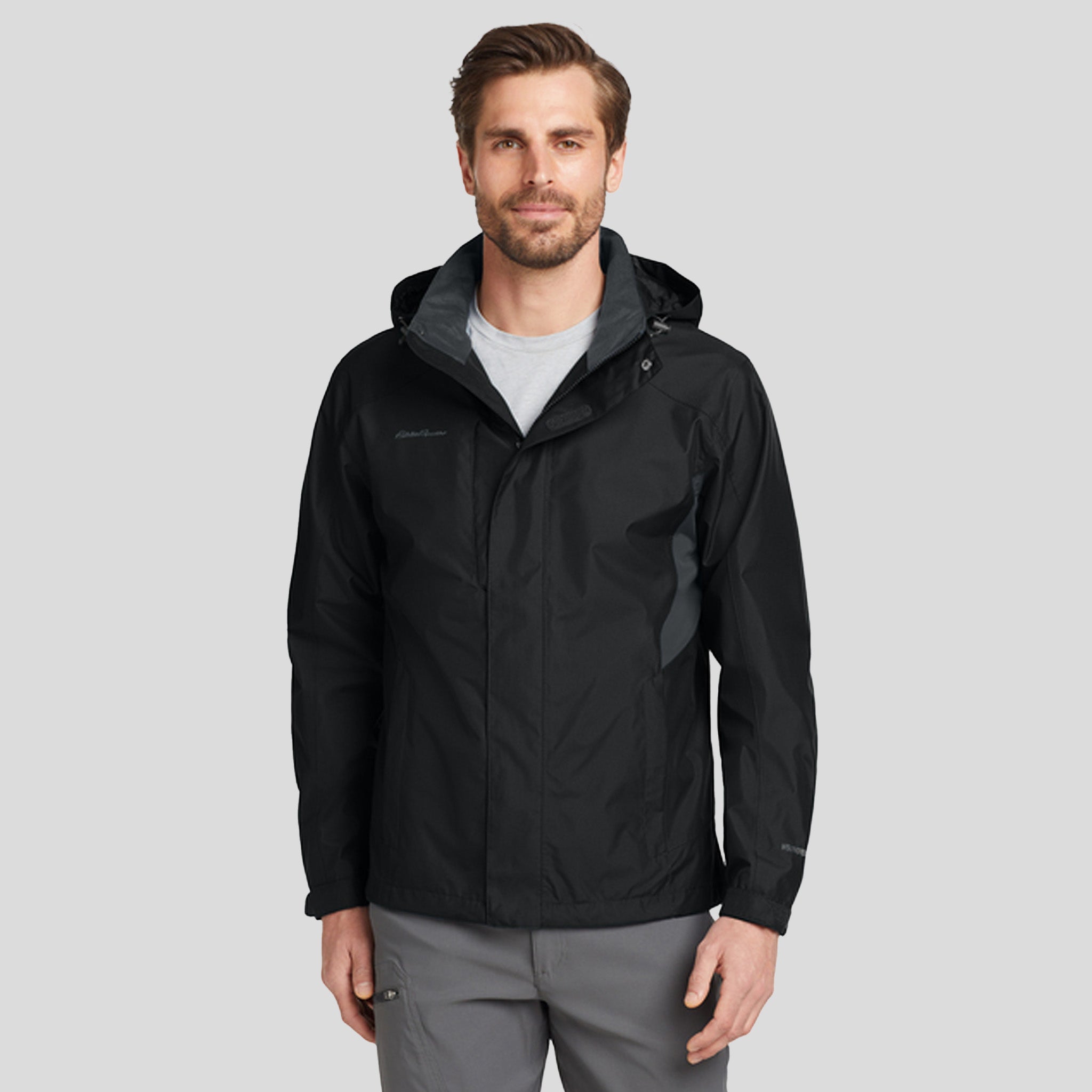Rain Jacket | Black/Steel Grey