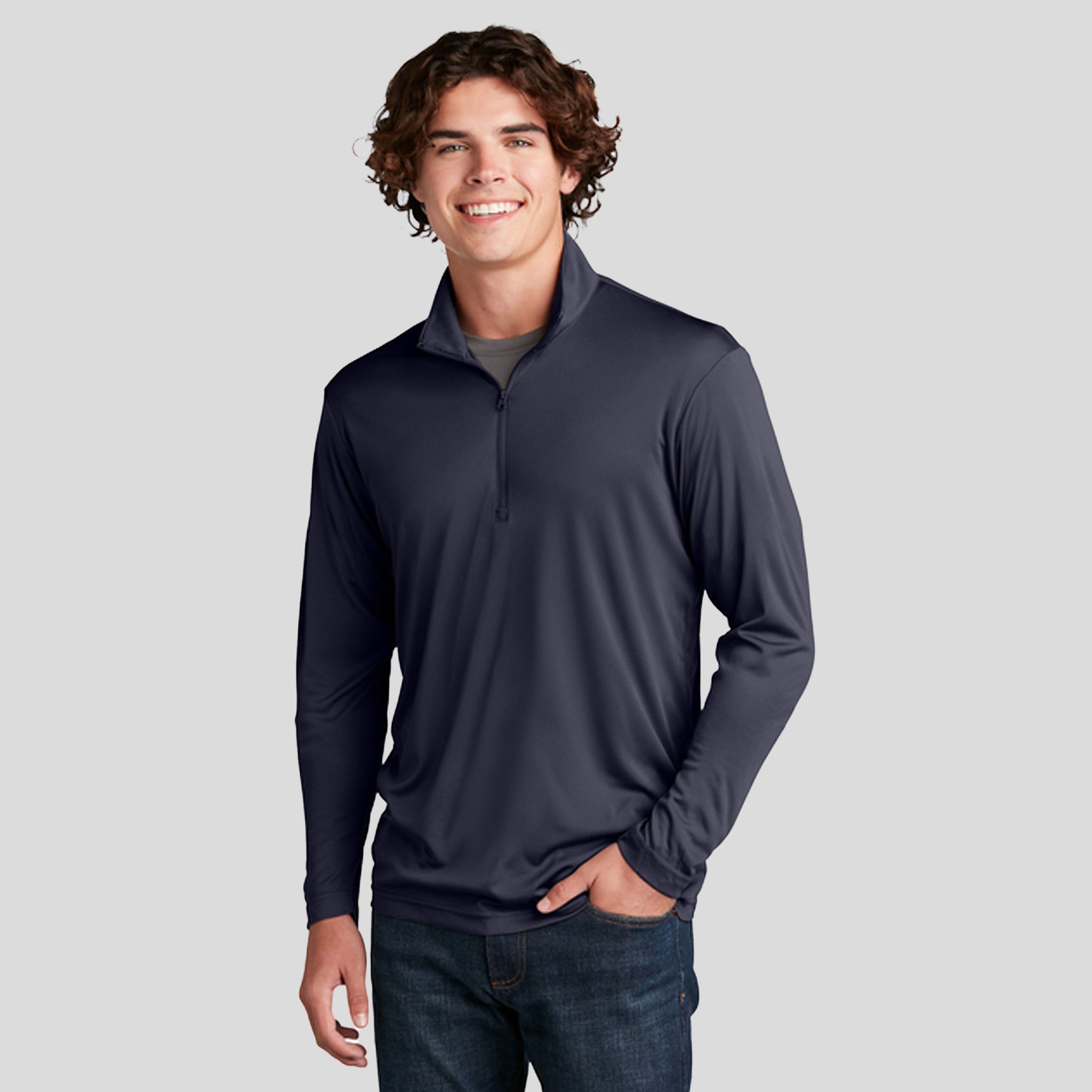 PosiChargeยฎ Competitorโข 1/4-Zip Pullover | Navy