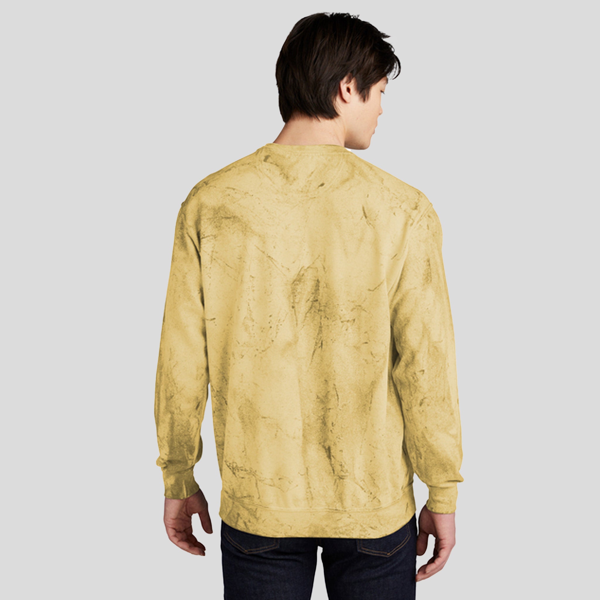Color Blast Crewneck Sweatshirt | Citrine